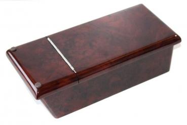 File box Classic from burled wood fit for Mercedes W126