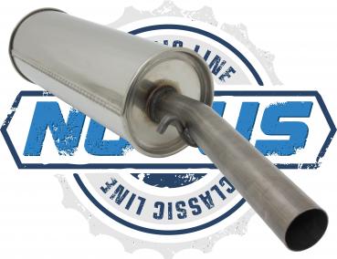 NOVUS Classic Line Stainless steel rear silencer for VW Golf 1 1.6 GTI Golf 1 Cabriolet Scirocco