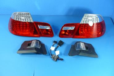 Taillights LED red/white fit for BMW 3er E46 Coupé -02/03