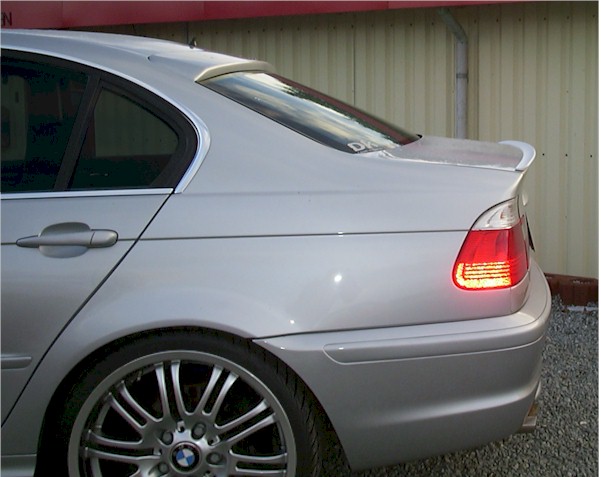 Entenschwanz für BMW 3 e46 Limousine Ver.2 Heckklappe Kofferraumspoiler  Lippe Flügel Entenschnabel 1998 - 2005 —