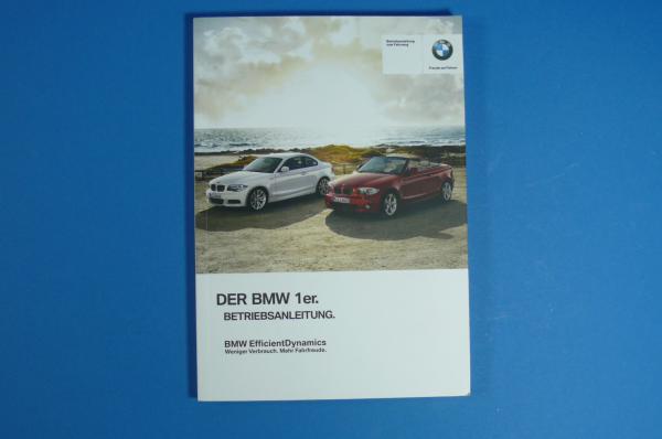 BMW Owner's handbook GERMAN BMW 1er E82/E88 without i-drive