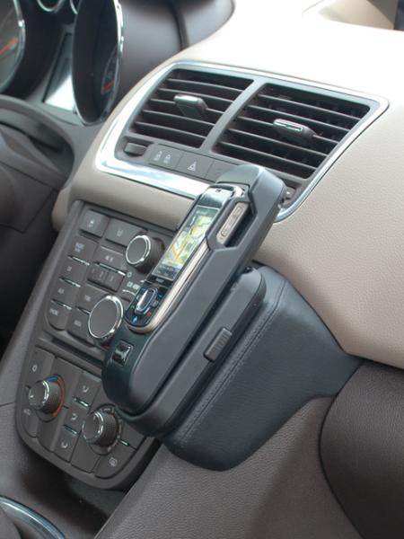 KUDA Telefonkonsole passend für Opel Meriva ab 2010 Kunstleder schwarz