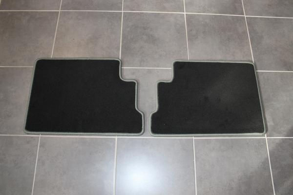 Floor mats 4 pcs. black/grey outline fit for BMW 6er E24