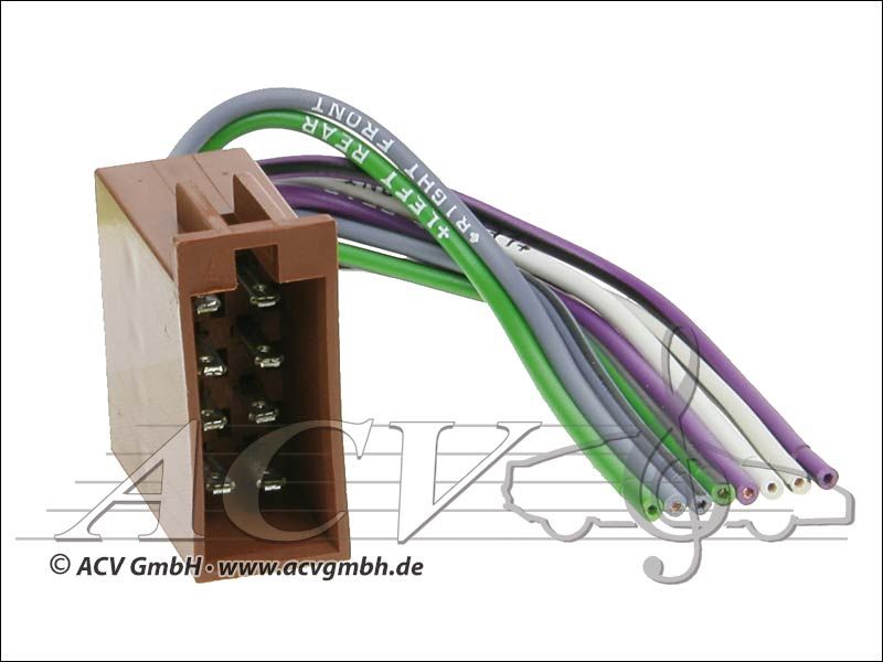 ISO Kupplung- Lautsprecher auf Kabel
