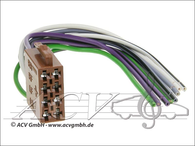 ISO Stecker- Lautsprecher auf Kabel