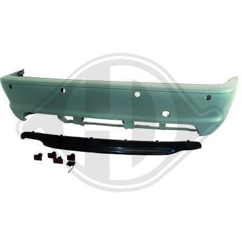 Sport Bumper rear fit for BMW 3er E46 Coupe Convertible with PDC Bj. 99-2007