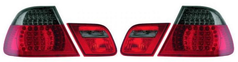 LED Taillights red/black fit for BMW 3er E46 Convertible Bj. 99-03