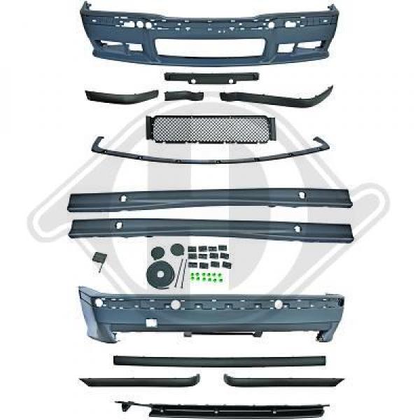 Sport Stoßstange vorne und hinten, Seitenschweller passend für BMW 3er E36 alle außer Compact