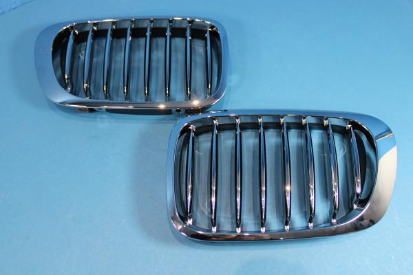 Kidney chrome 330ci Look fit for BMW 3er E46 Coupe / Convertible up to 02/03