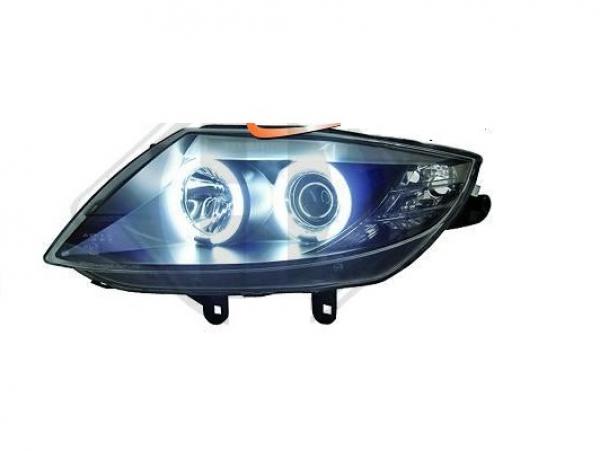 Headlights BLACK with Angel eyes CCFL-Technik fit for BMW Z4 (E85/E86)