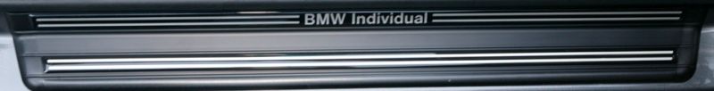 "INDIVIDUAL" Logo Door Sill Strip BMW 3er E46 Compact