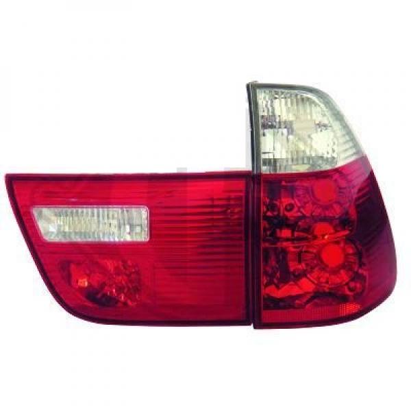 Taillights clear red/white fit for BMW X5 E53 up to 09/03