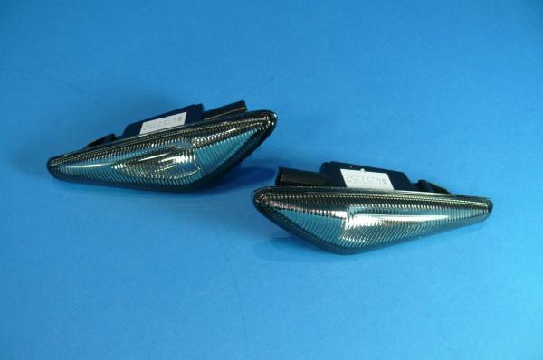 Seitenblinker LED klar/schwarz passend für BMW X3 F25 + X5 E70 LCI