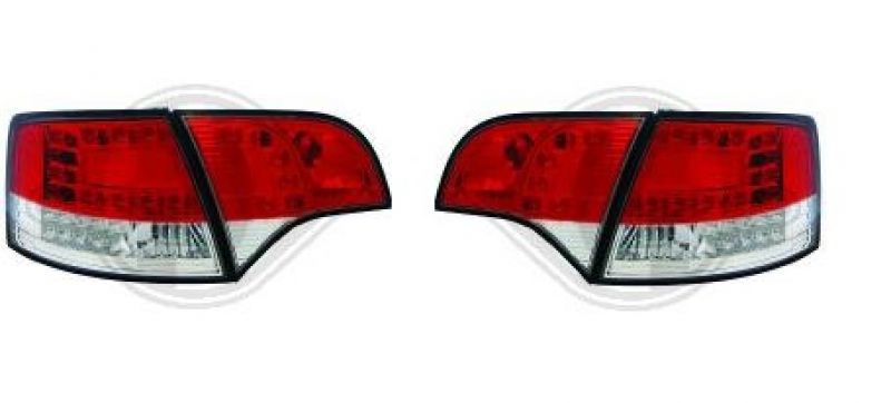 Taillights LED red/clear Audi A4 Avant 2005 - 2008