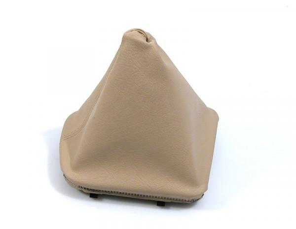 Imitation leather gear lever cover HELLBEIGE BMW 3er E46 all