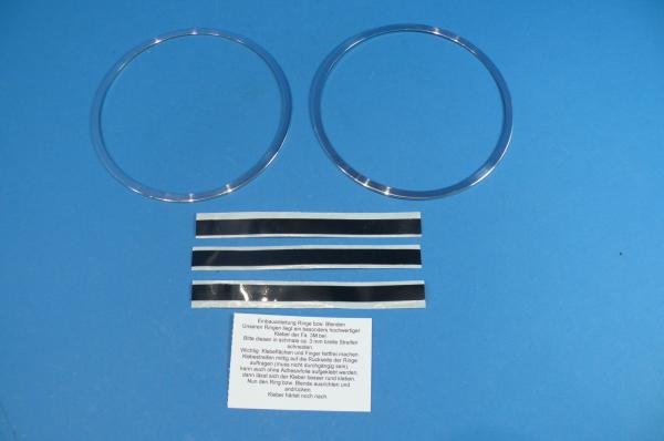 Ringe Türlautsprecher 125mm poliert (2er Set) passend für BMW E39/E38