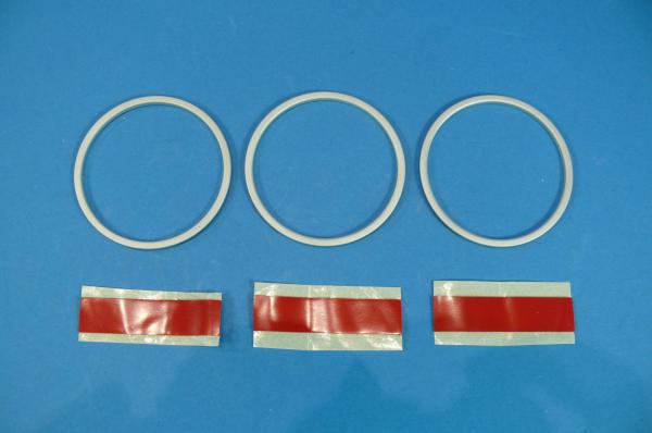 Rings for ventilation controller (3 pcs) matted BMW Z3