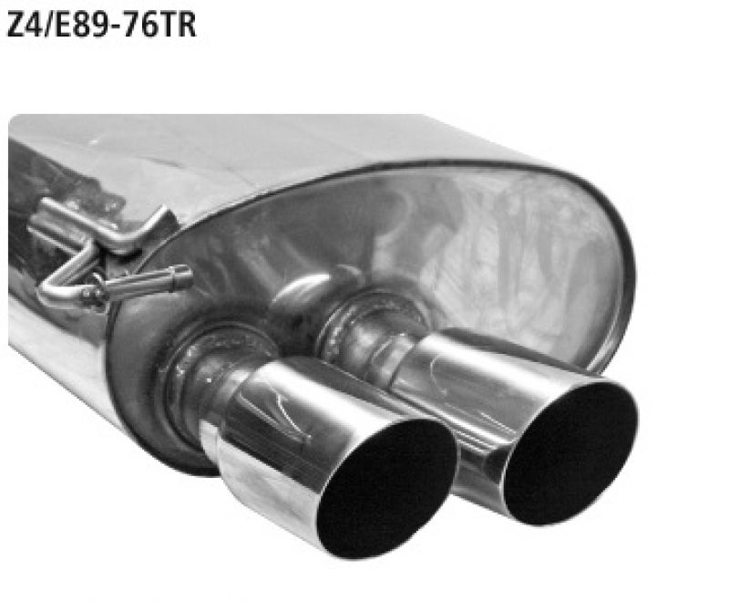 Bastuck Endschalldämpfer 20° schräg 2x76mm rechts Z4 E89 6 Zyl.