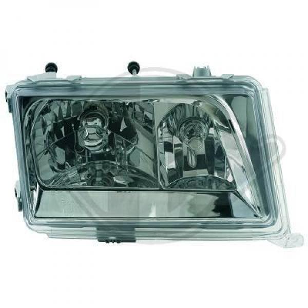 Headlights clear/chrome fit for Mercedes W124 1985 - 1993