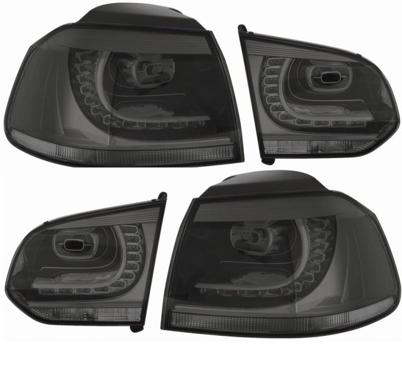 LED Taillights SMOKE fit for VW GOLF 6 Bj. 2008 - 2012