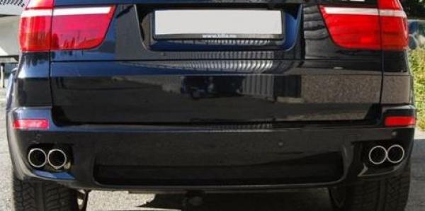 Exhaust tailpipe trim 2x76mm fit for BMW BMW X5 E70 all Models