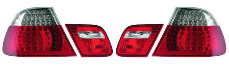 LED Rückleuchten rot/weiss passend für BMW 3er E46 Coupe Bj.03 - 06