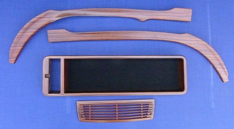 Wood set in palisander (4 pcs) fit for Mercedes W113 SL (LHD)