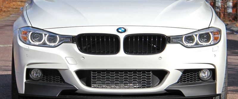 M-performance front spoiler lip matte black BMW 3er F30/F31