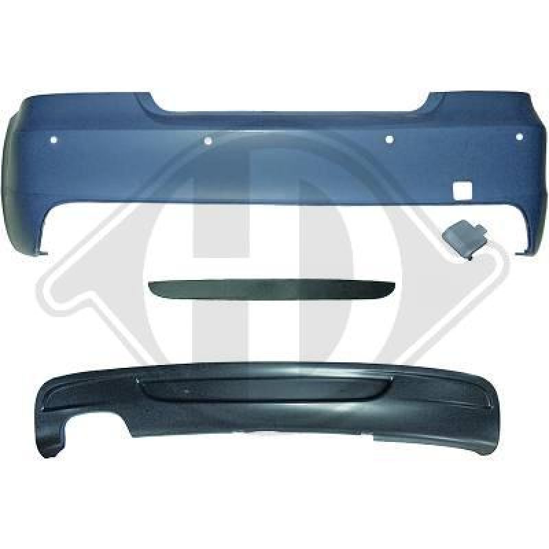 Sport Look rear bumper primed fit for BMW 1er E82 E88 with PDC Bj. 07-13