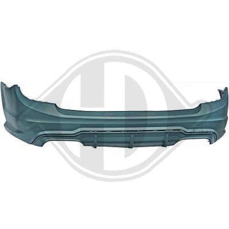 Rear bumper for Mercedes W204 Sport Optics C-Class Bj. 07-11