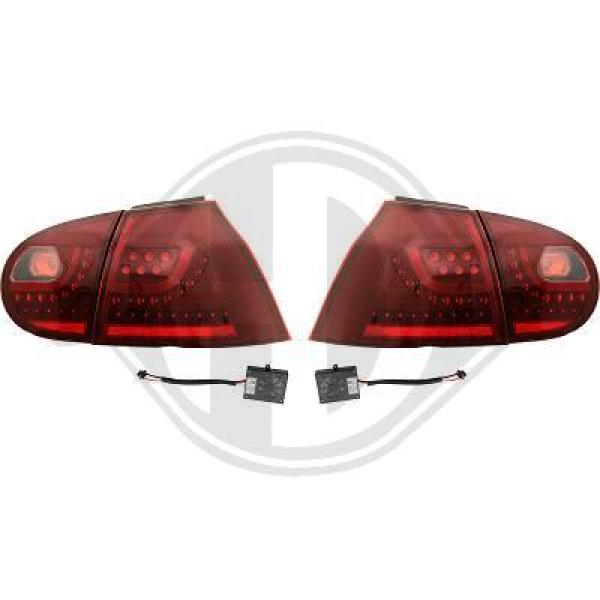 LED Taillights clear red fit for VW Golf 5  2003-2008
