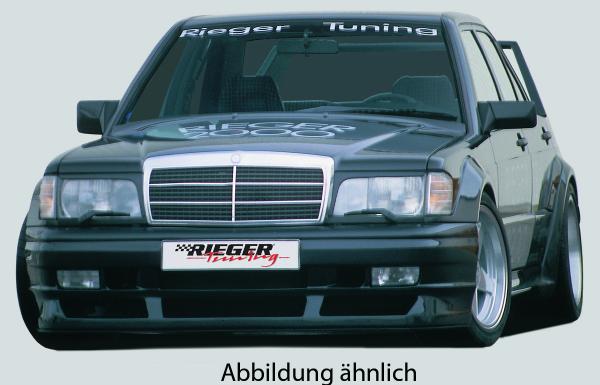 RIEGER Spoilerstoßstange (für Fzg. mit SEC-Grill) passend für Mercedes 190 W201 (ohne Aussparung für NSW)