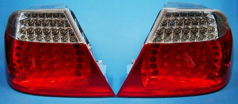 LED Taillights red/white BMW E46 Coupé from 03/03