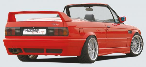 RIEGER Rear Spoiler with 3rd Brakelight fit for BMW 3er E30