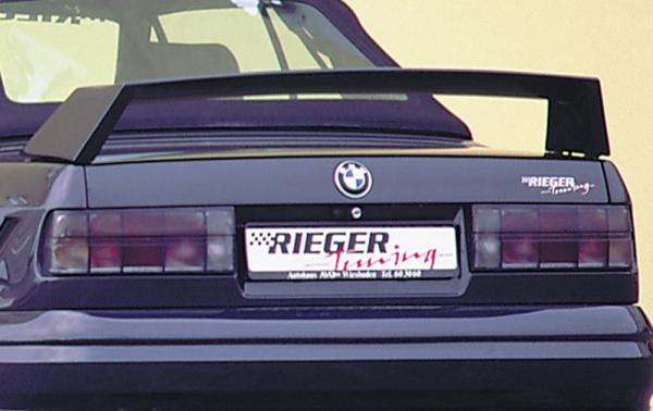 RIEGER Rear Spoiler without 3rd Brakelight fit for BMW 3er E30