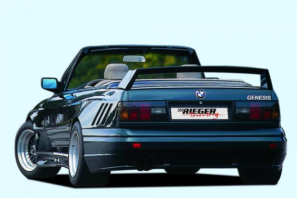 RIEGER Rear Spoiler without 3rd Brakelight fit for BMW 3er E30