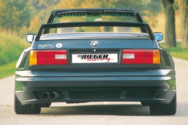 RIEGER Rear Spoiler without 3rd Brakelight fit for BMW 3er E30