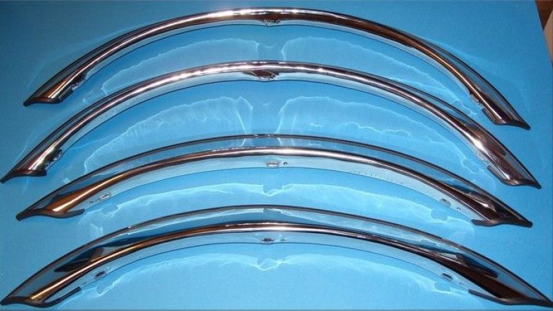 Fender Trim "Chrome" (4 pcs) BMW E30 2doors from 9/87