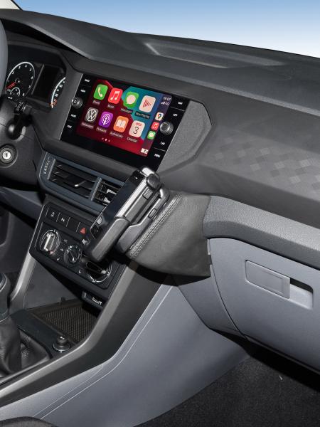 KUDA Telefonkonsole passend für VW T-Cross ab Bj. 2019 - 2022 Leder schwarz