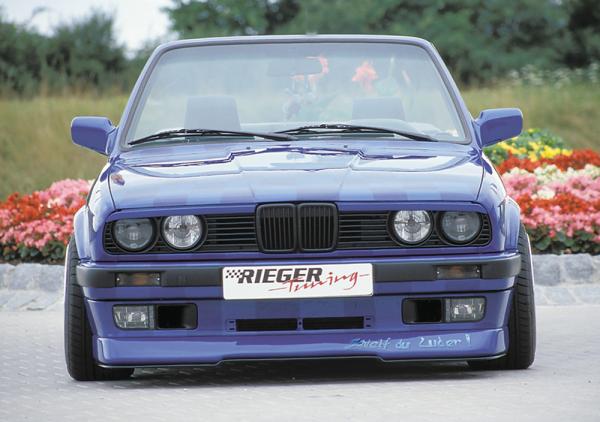 RIEGER Lip spoiler fit for BMW 3er E30 from 8/87, Convertible from 10/90