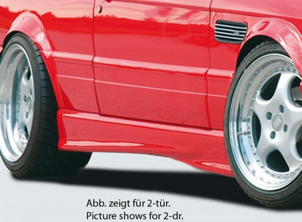 RIEGER Side skirt -right side- fit for BMW 3er E30 4 doors