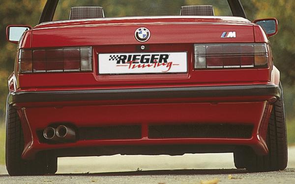 RIEGER Rear skirt extension fit for BMW 3er E30 Convertible up to 10/90