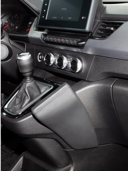 KUDA Telefonkonsole passend für Renault Kangoo ab 2021 / Nissan Townstar Kunstleder schwarz