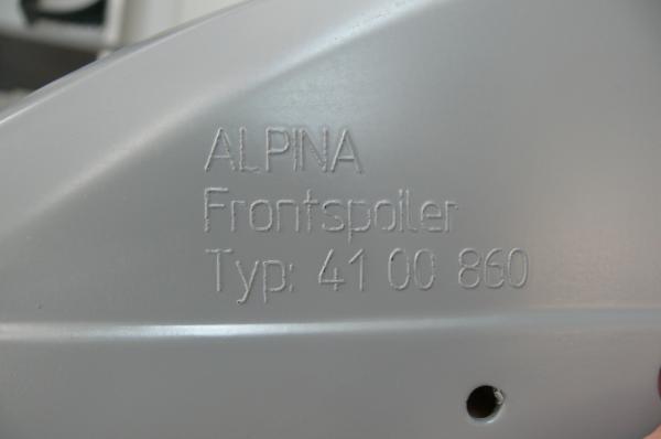 ALPINA Frontspoiler Typ 860 passend für BMW 5er F10/F11 bis 06/13