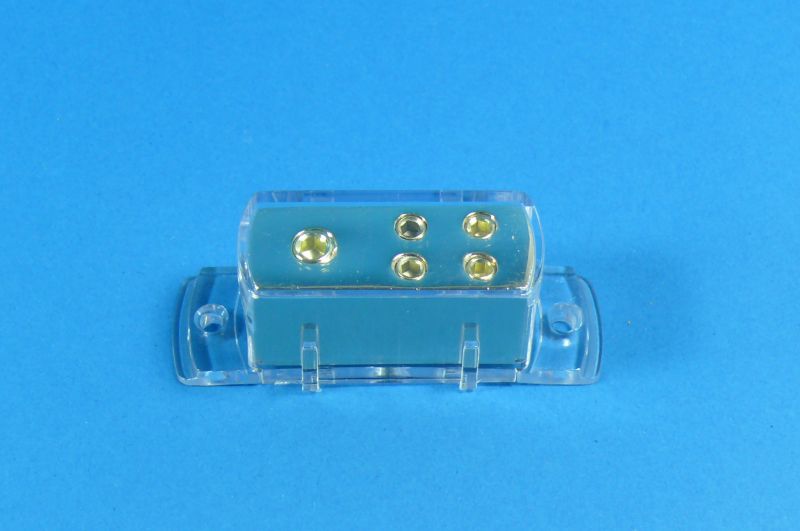 Gold plated power distribution block VB1-4