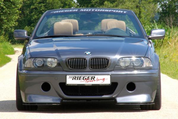 RIEGER Spoilerstoßstange CS-Look passend für BMW 3er E46 Limousine / Touring