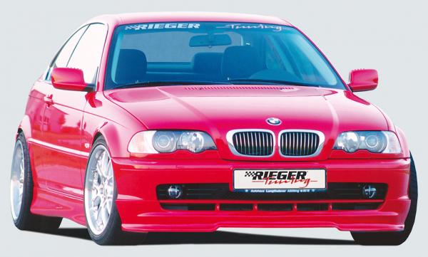 RIEGER Spoilerlippe passend für BMW 3er E46 Cabrio / Coupé Bj. 01/00 - 01/02