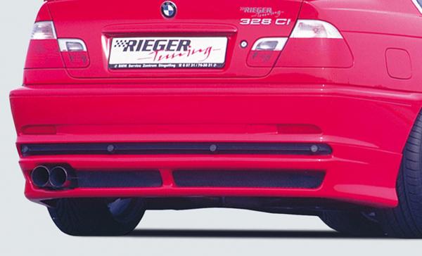 RIEGER rear skirt extension fit for BMW 3er E46 Coupe