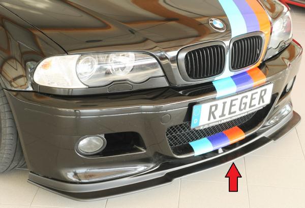 BMW E46 LIMOUSINE - AERODYNAMICS - - BMW E46 PACK M - SPOILER AVANT RIEGER