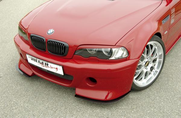 RIEGER Spoilerstoßstange CS-Look passend für BMW 3er E46 M3 Coupe / Cabrio